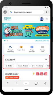 Cara Pembayaran Paket Bimbel Online Di Aplikasi Ruangguru